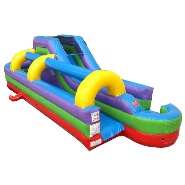 Rainbow Water Slide and Slip n Slide Combo