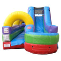 Rainbow Water Slide and Slip n Slide Combo